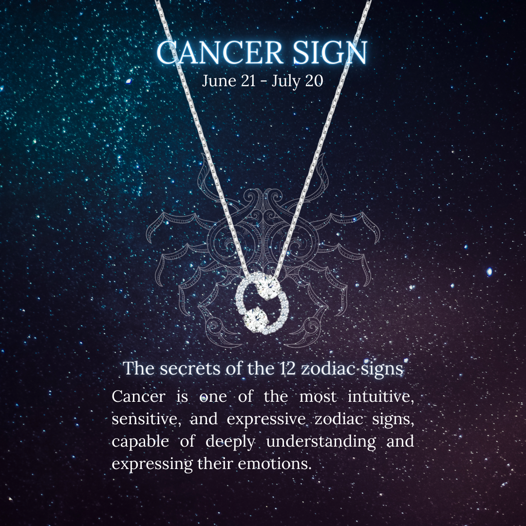 Dây chuyền cung hoàng đạo CDE Cancer Zodiac Pendant Necklace Silver CDE6062CAN - Dây chuyền bạc Cung Cự Giải