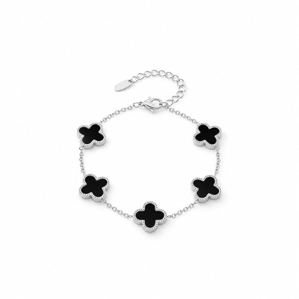 LAMY five four leaf clovers bracelet silver cde2026rg bl 1 - ảnh chính