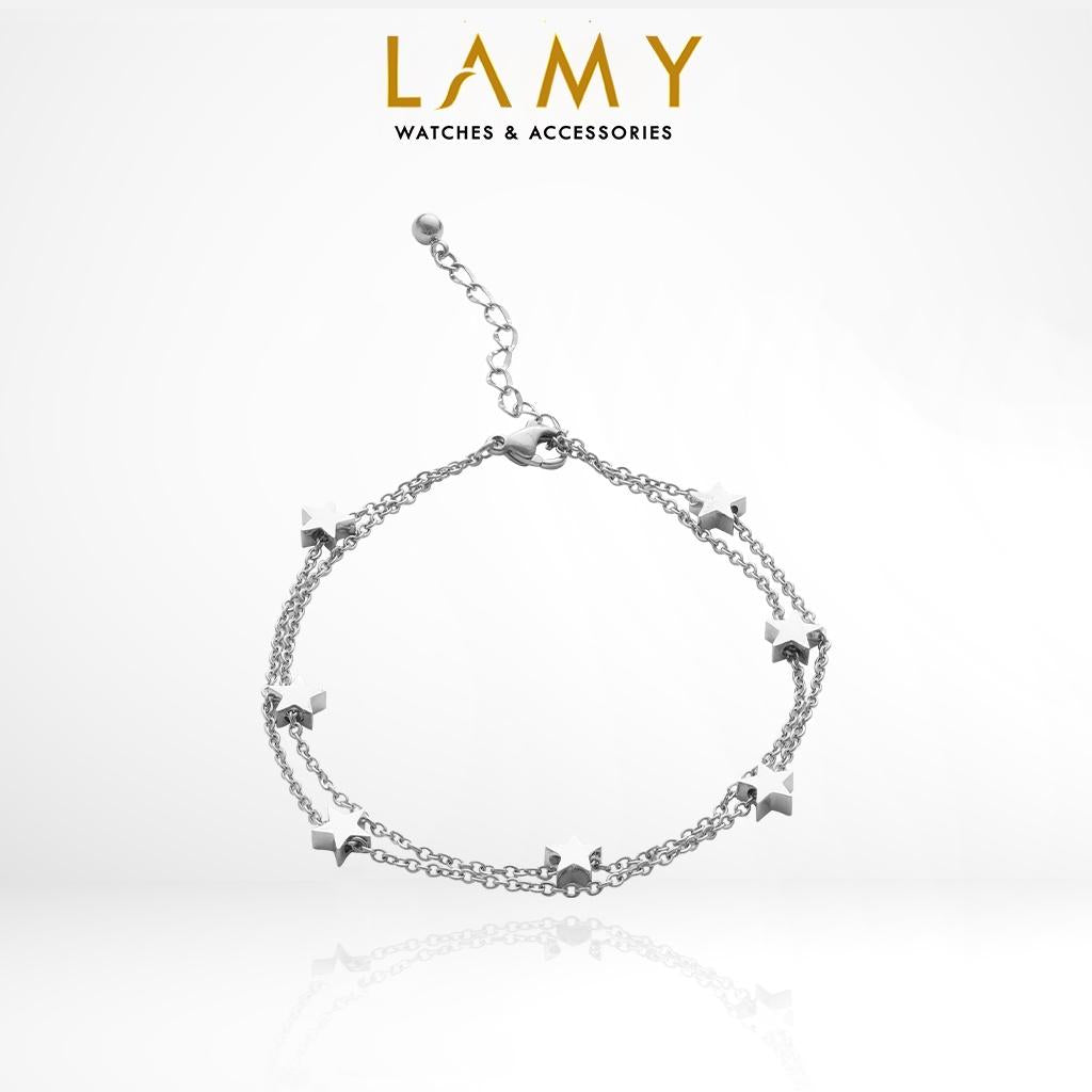 Lắc chân nữ CDE Five Pointed Star Anklet Silver CDE9006SV