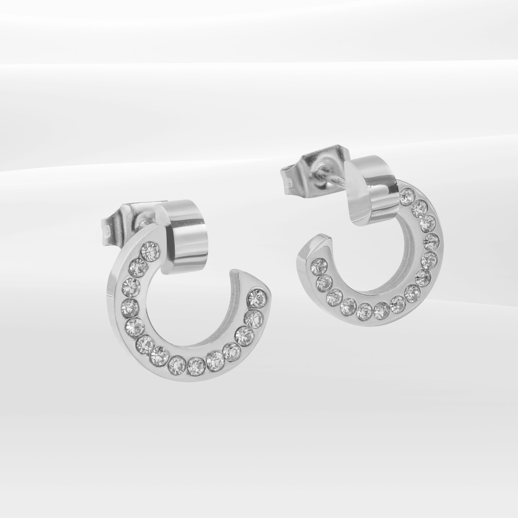 Khuyên tai CDE Agrafe Sparkle Earrings Silver CDE3004SV