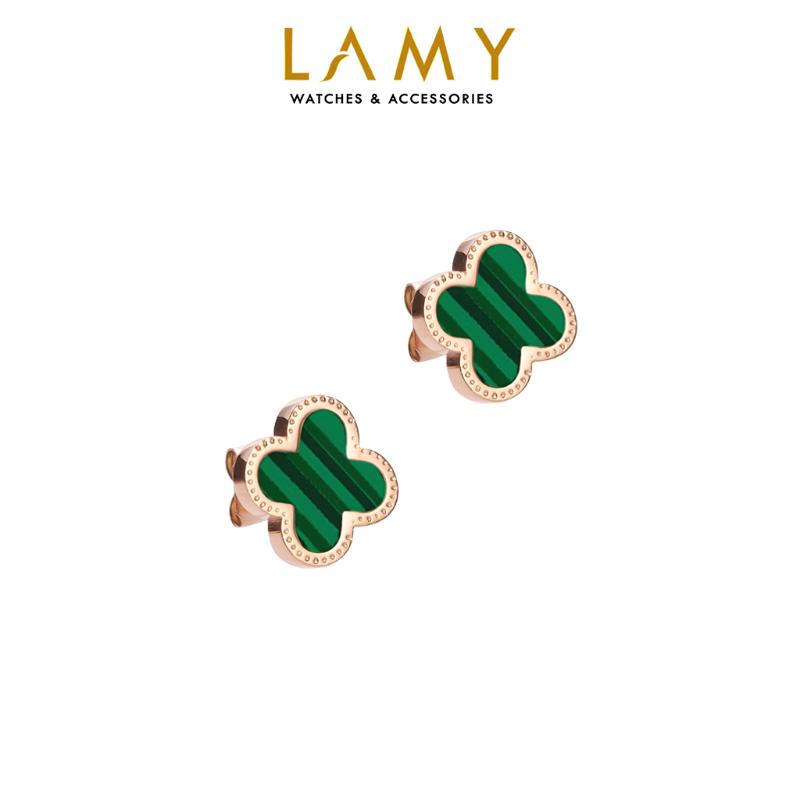 Khuyên tai CDE Lucky Four Leaves Earrings Rose Gold CDE3023RG.GR