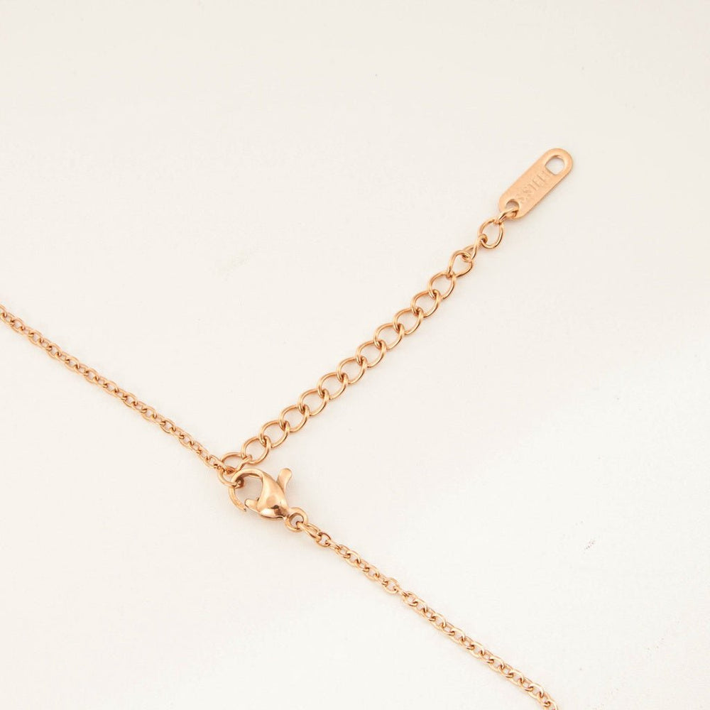 Love You Forever Anklet Rose Gold