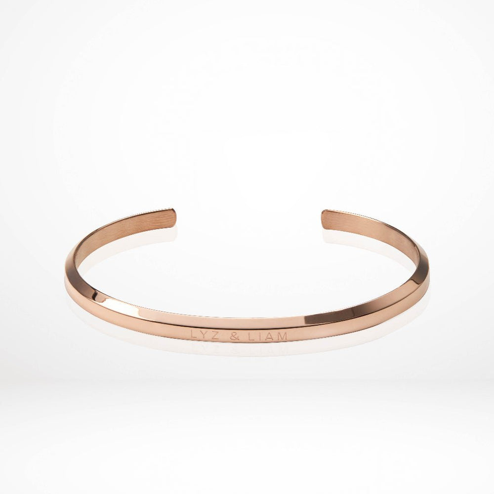 Lyz & Liam Classic Cuff Rose Gold