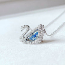Dây chuyền Dancing Swan Necklace Blue CDE6052BU