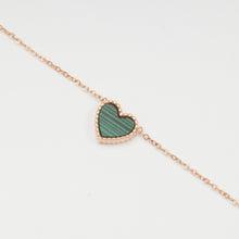 Dây chuyền LAMY Double Sided Heart Necklace Green CDE6012GR