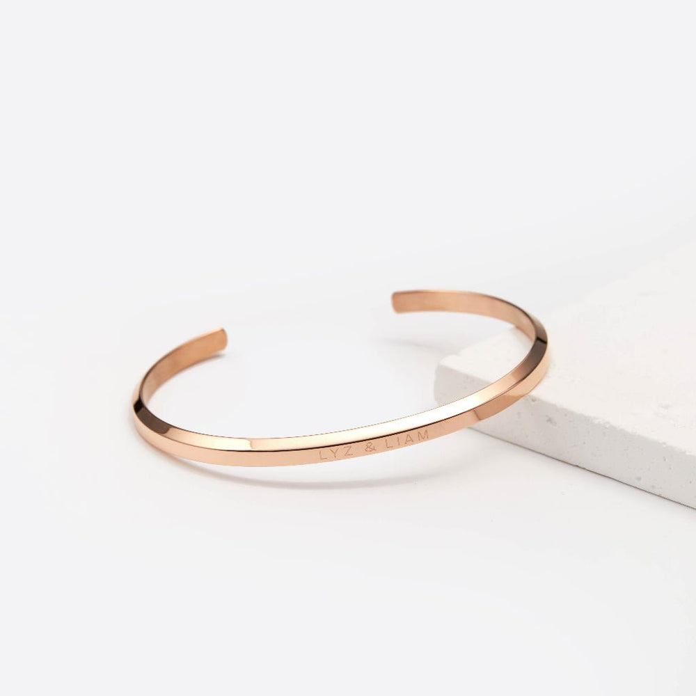 Lyz & Liam Classic Cuff Rose Gold