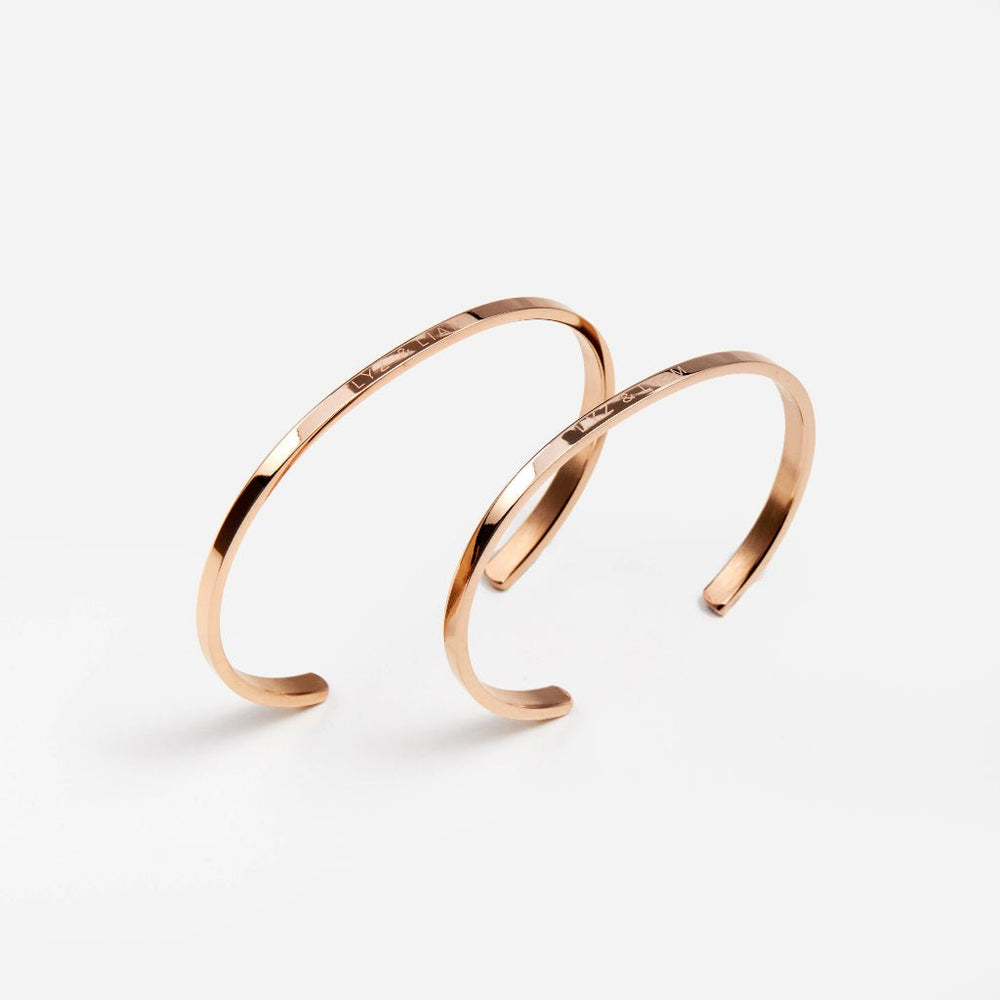 Lyz & Liam Classic Cuff Rose Gold