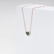 Dây chuyền LAMY Double Sided Heart Necklace Green CDE6012GR