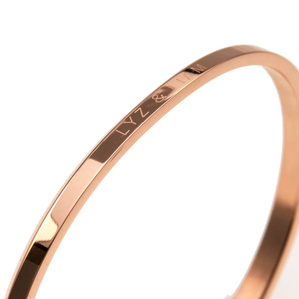 Lyz & Liam Classic Cuff Rose Gold
