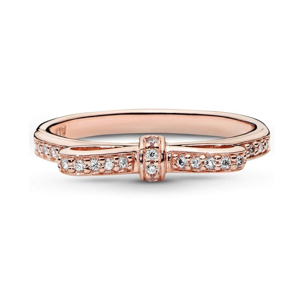 Creative Bow Ring Rose Gold
