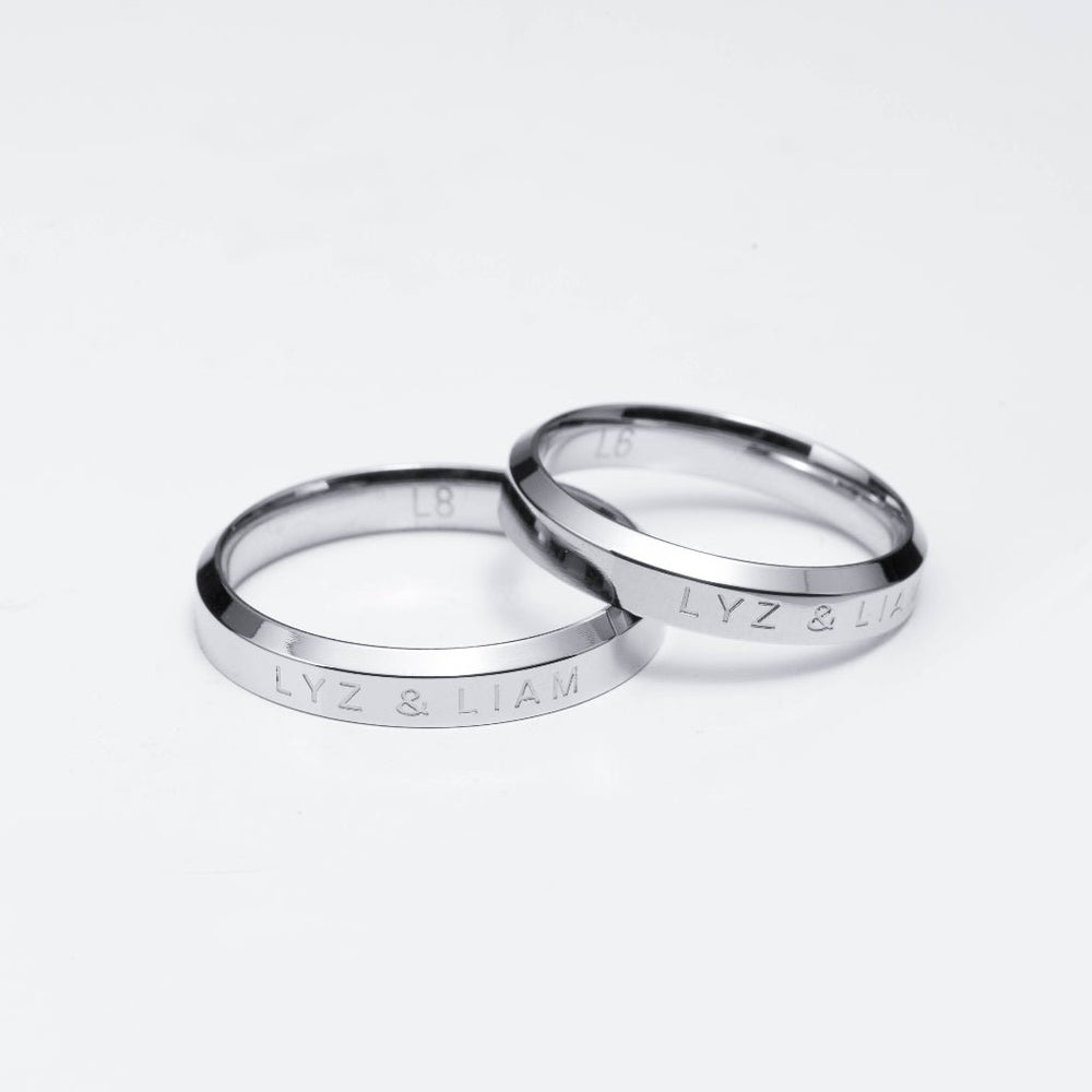 Lyz & Liam Classic Eternity Rings