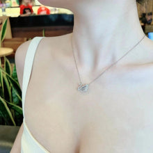 Dây chuyền Dancing Swan Necklace Blue CDE6052BU