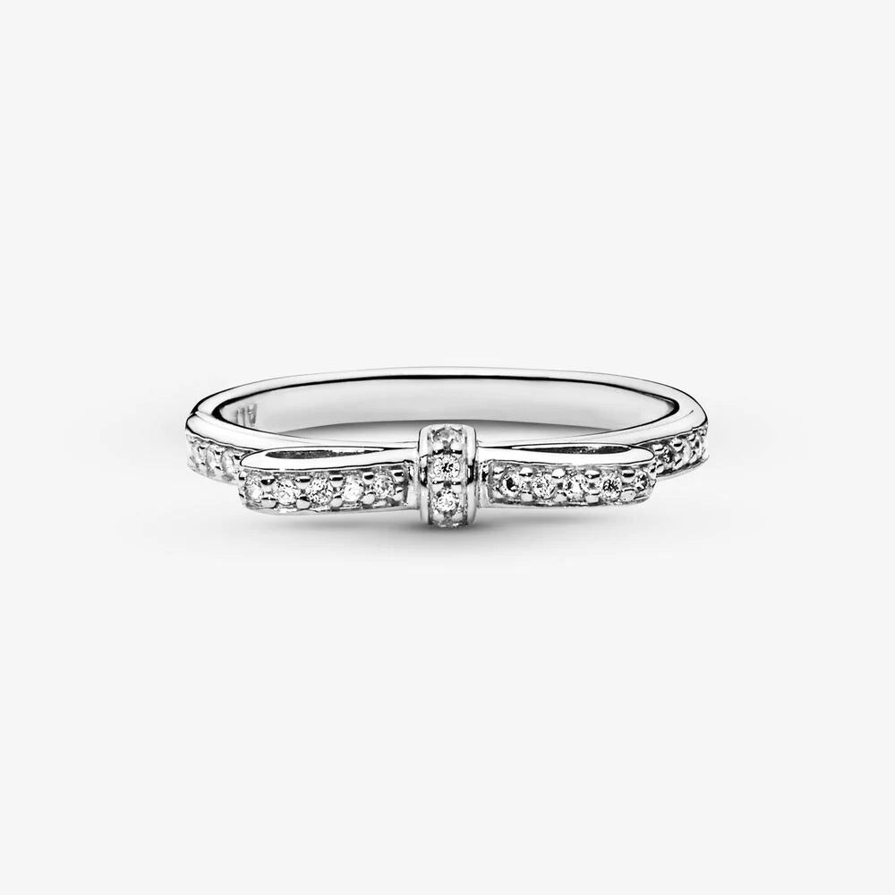 Creative Bow Ring Silver