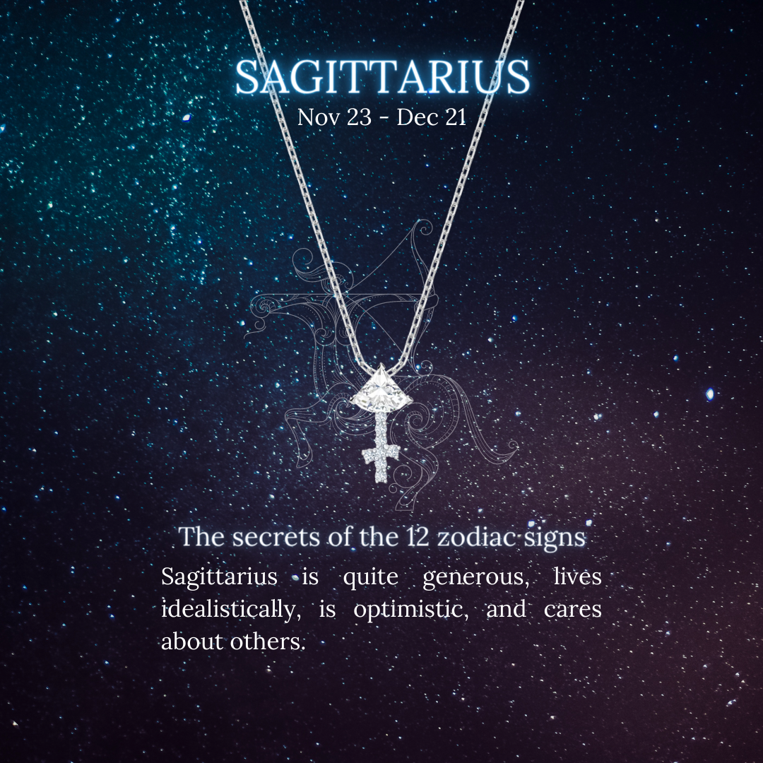 CDE Sagittarius Zodiac Pendant Necklace Silver CDE6062SA