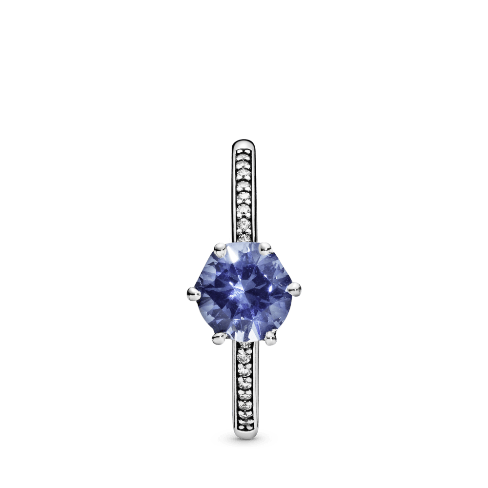 CDE Sparkling Crown Blue Ring CDE8052BU