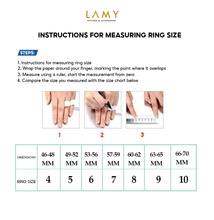 Nhẫn LAMY Elsa T Crystal Dual Rose Gold Ring CDE8028