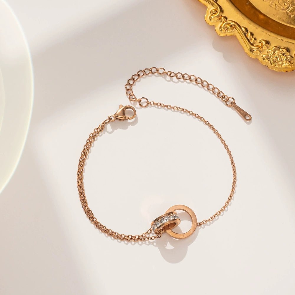 Sweet Love Unity Bracelet Rose Gold