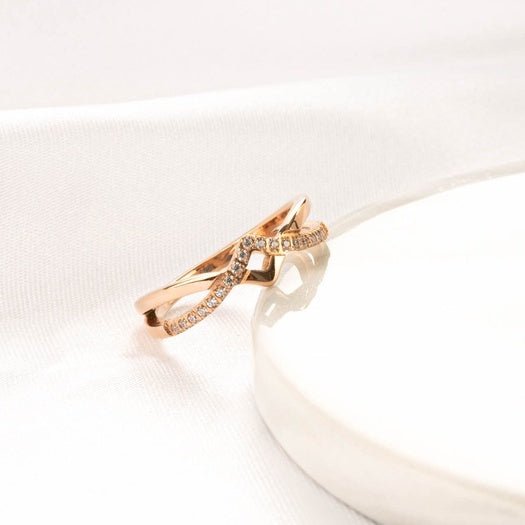 Dia Tiara Ring Rose Gold
