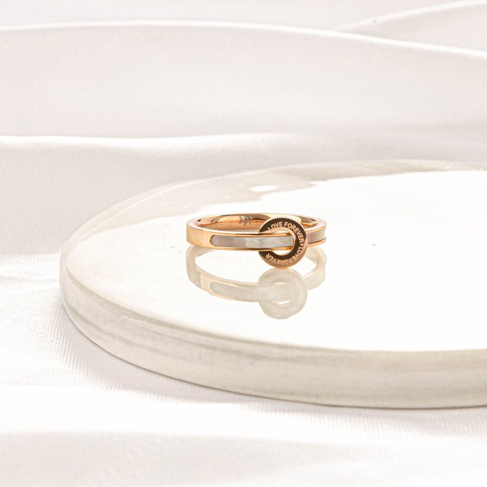 In Love Forever Ring Rose Gold