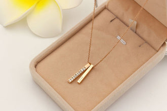 Dây chuyền nữ Love Stick Silver Necklace CDE6038SV