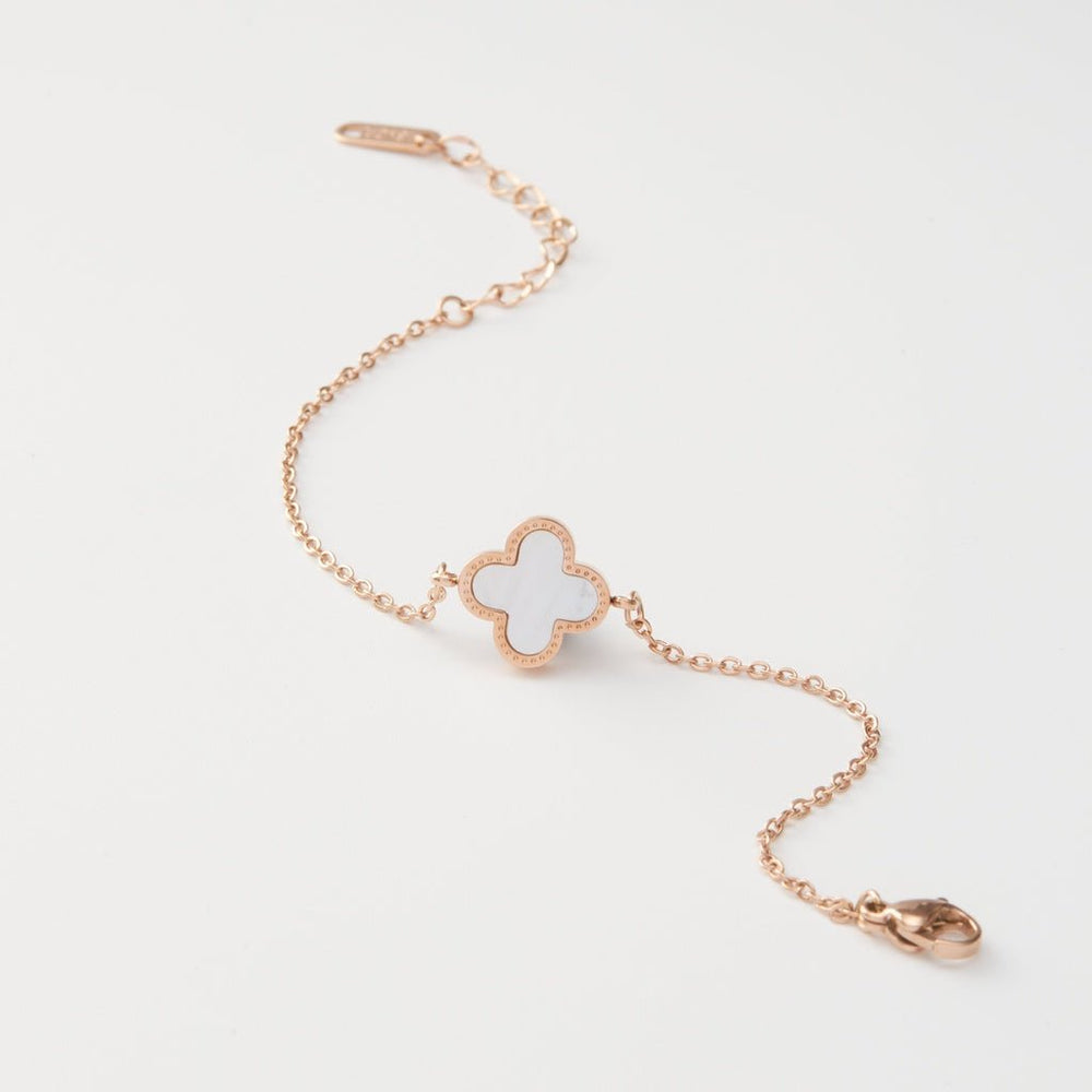 Clover Double Sided Bracelet Rose Gold