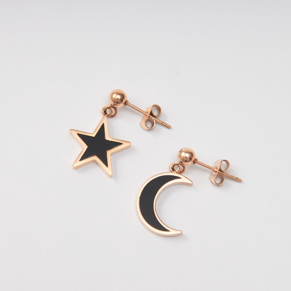 CDE Moon Star Earrings CDE3016.BL