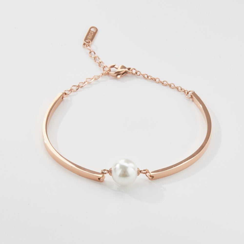 Pearl Bracelet Rose Gold