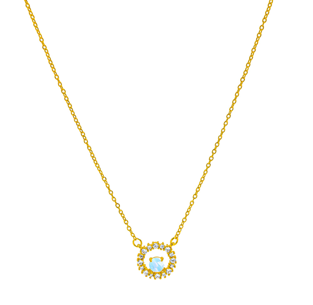 Sunburst Necklace Gold