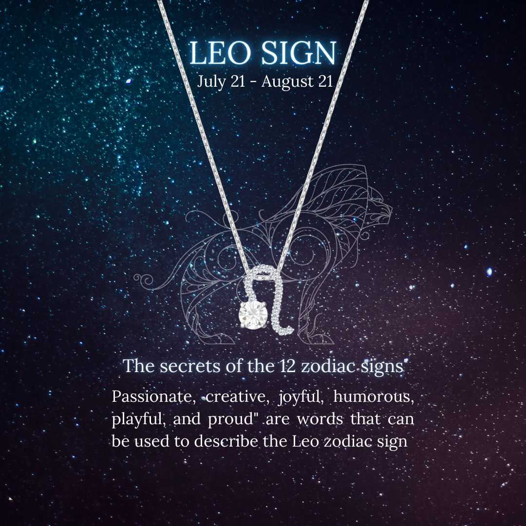 CDE Leo Zodiac Pendant Necklace Silver CDE6062LE