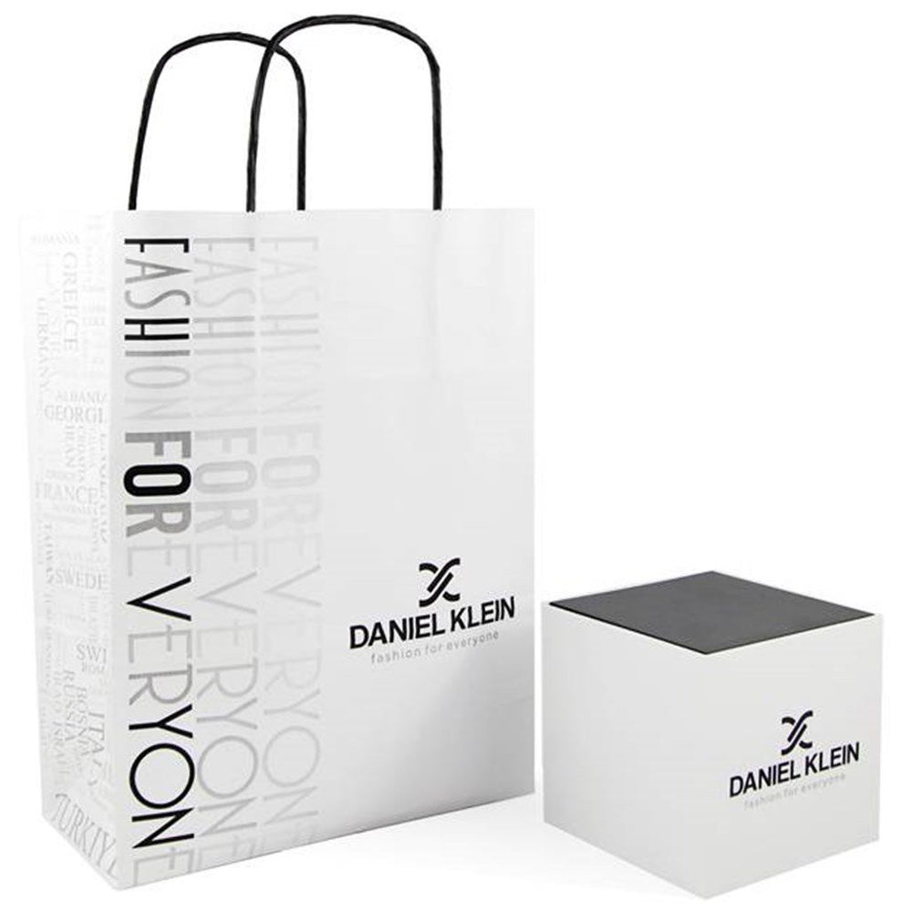 Daniel Klein DTWO Demi Silver-Black Couples Watch DK.1.1262
