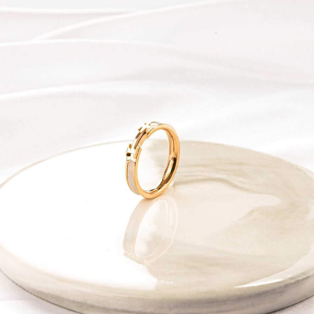 T True Link Ring Rose Gold