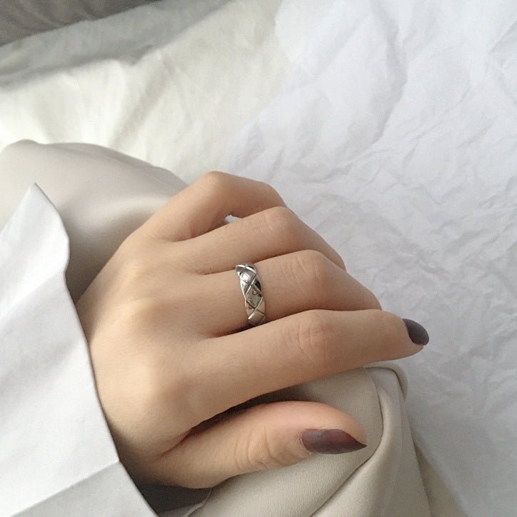 Crush Ring Silver
