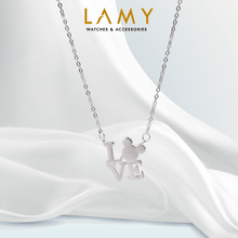 Dây chuyền bạc LAMY Love Heart Pendant Silver Women's Necklace CDE6125SV