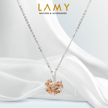 Dây chuyền bạc LAMY Women's Silver - CDE Sparkling Yellow Flower Necklace Silver CDE6132YE
