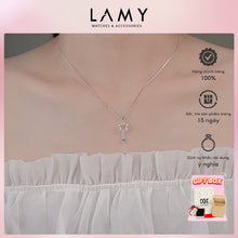 Dây chuyền bạc nữ LAMY Fox Moonstone Pendant Necklace Silver 6299WH - Dây chuyền bạc ta