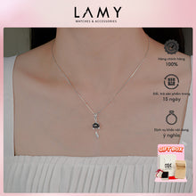 Dây chuyền bạc nữ LAMY Fish Moonstone Pendant Necklace Silver 6300BL - Dây chuyền bạc ta