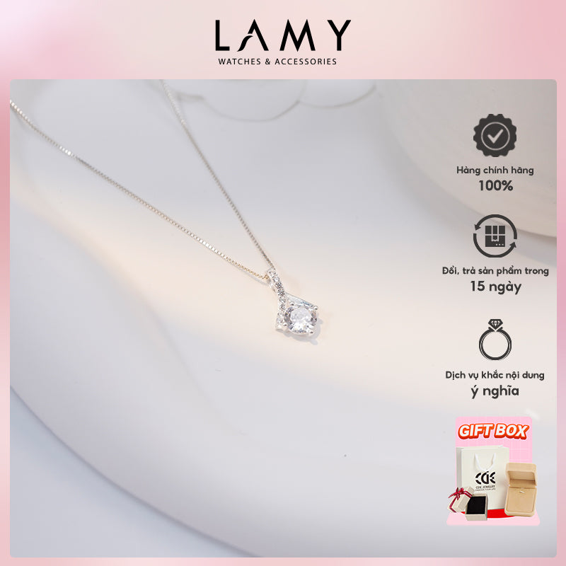 Dây chuyền bạc nữ LAMY Infinite Love Necklace Silver 6340 - Dây chuyền bạc ta