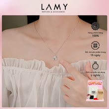 Dây chuyền bạc nữ LAMY Four Leaf Heart Love Necklace Silver 6343 - Dây chuyền bạc ta