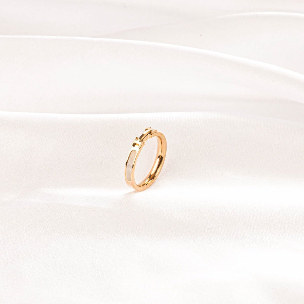 T True Link Ring Rose Gold