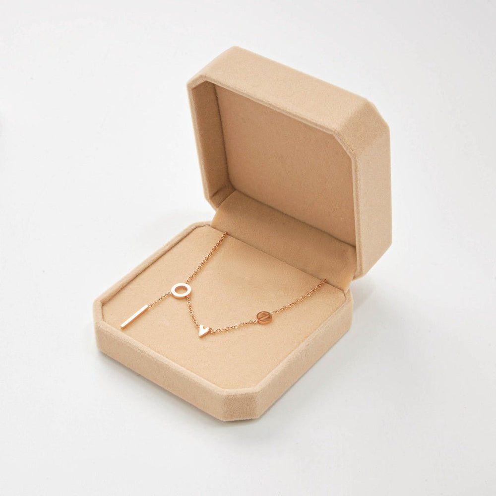 Love You Forever Anklet Rose Gold