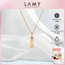 Dây chuyền bạc nữ LAMY Fish Bone Pendant Necklace Rose Gold 6418RG