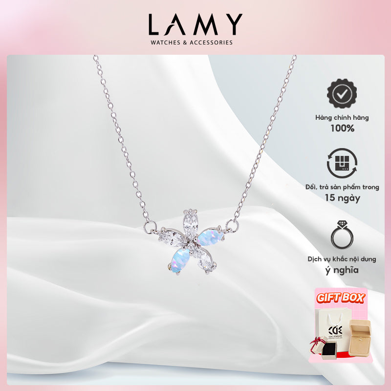 Dây chuyền bạc nữ LAMY Celestial Bloom Necklace Silver 6419SV