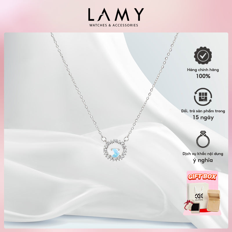 Dây chuyền bạc nữ LAMY Sunburst Necklace Silver 6420SV