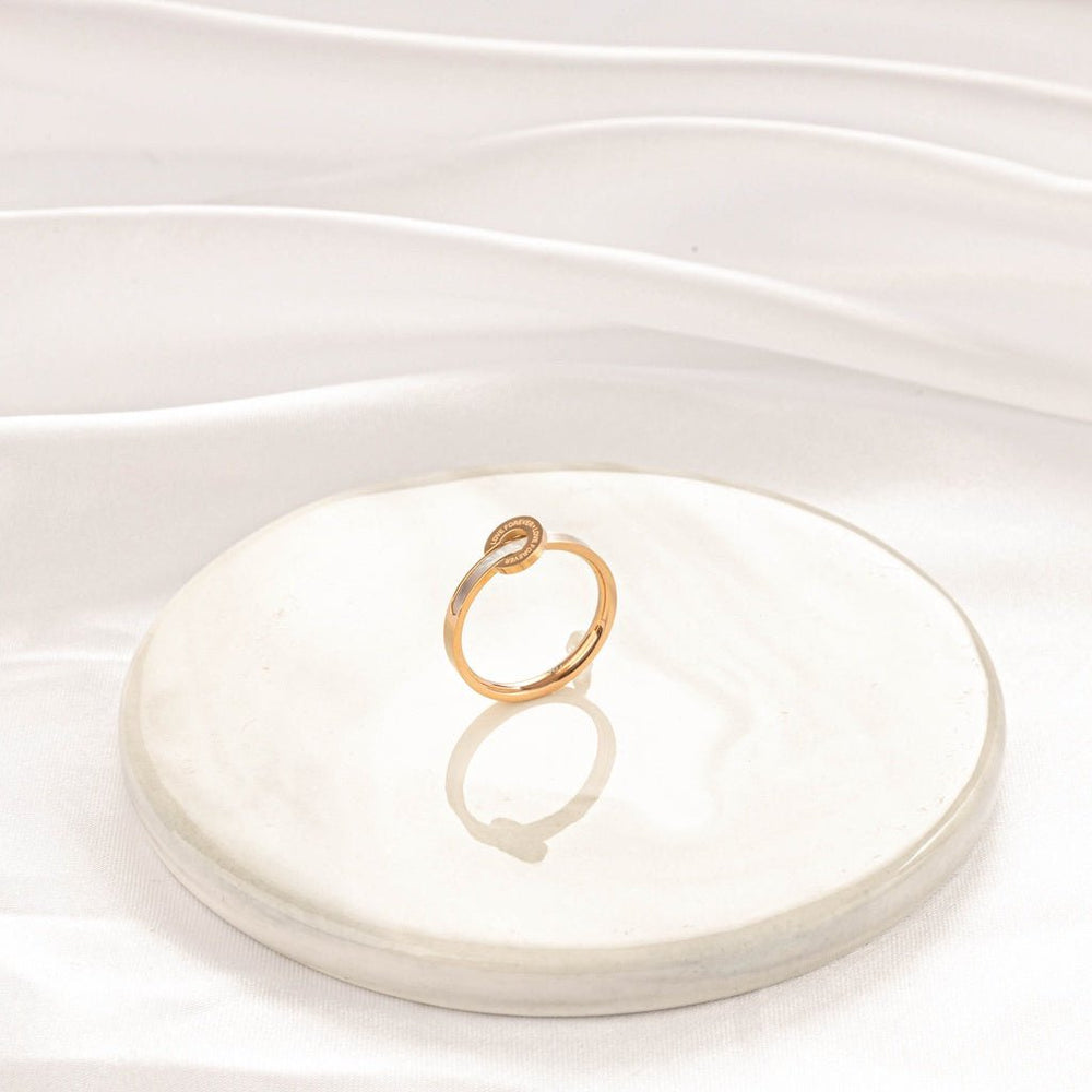 In Love Forever Ring Rose Gold