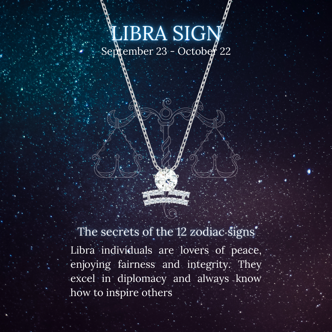 Dây chuyền cung hoàng đạo CDE Libra Zodiac Pendant Necklace Silver CDE6062LI - Dây chuyền bạc cung Thiên Bình