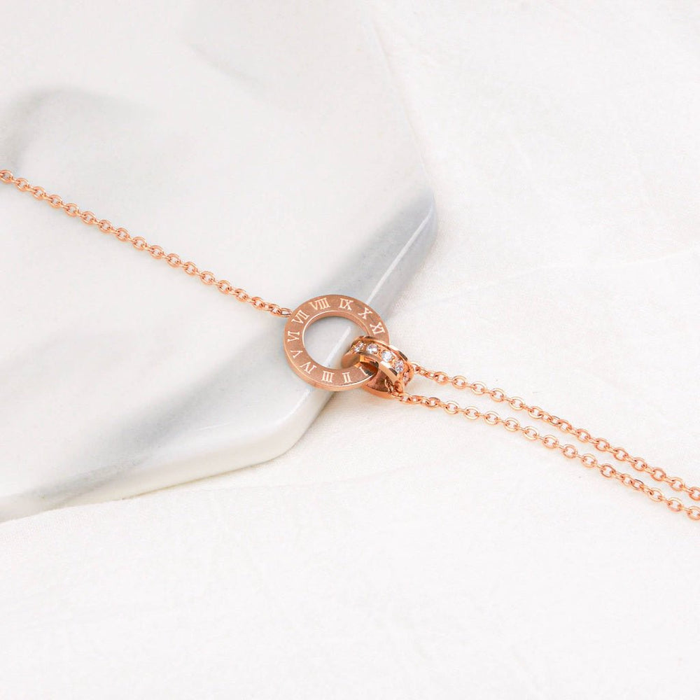 Sweet Love Anklet Rose Gold