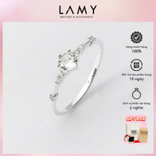 Nhẫn bạc nữ LAMY Snow Princess Silver Ring 8098