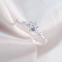 Nhẫn bạc nữ LAMY Snow Princess Silver Ring 8098