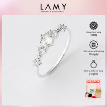 Nhẫn bạc nữ S925 LAMY Snow Princess Silver Ring 8161