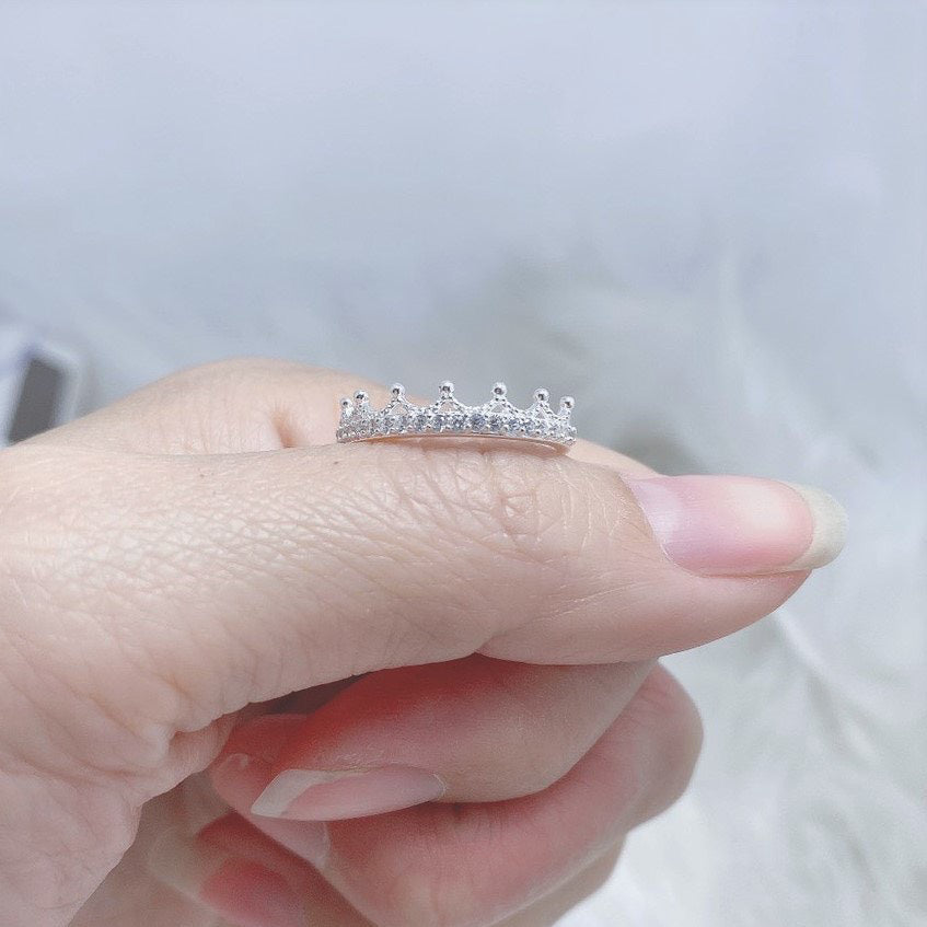Crown Ring Silver